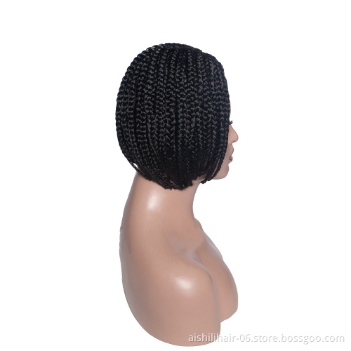 aishili headband wigs for black woman wholesale cheap synthetic braiding hair wig headband wig